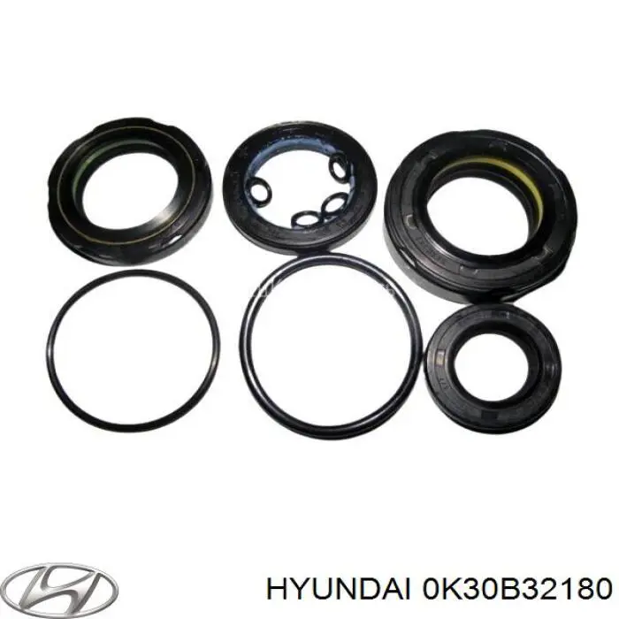 Kit de reparação da cremalheira da direção (do mecanismo), (kit de vedantes) para KIA Rio I DC