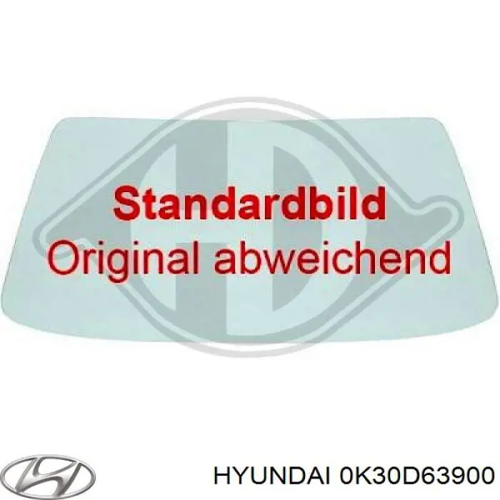 0K30G63900A Hyundai/Kia Pára-brisas