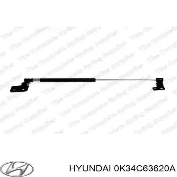 Compre 0K34C63620A Hyundai/Kia Amortecedor de tampa de porta-malas (de 3ª/5ª porta traseira)