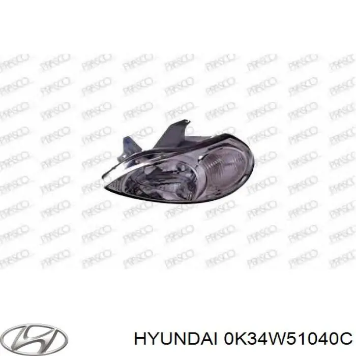 Compre 0K34W51040C Hyundai/Kia Luz esquerda
