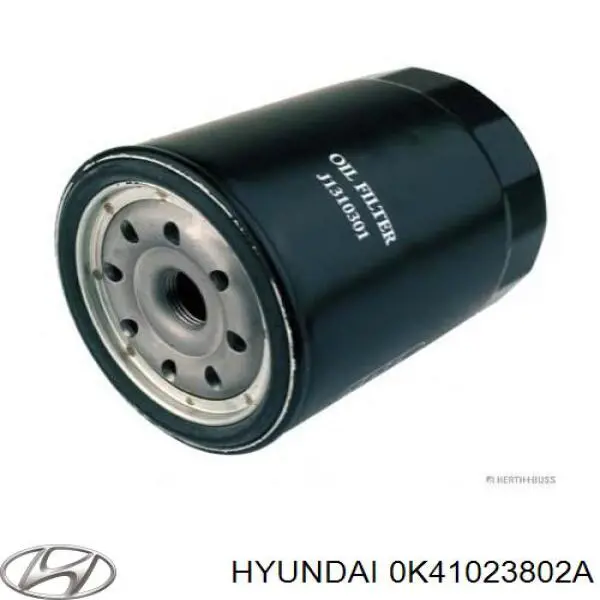 Filtro de óleo Hyundai/Kia 0K41023802A