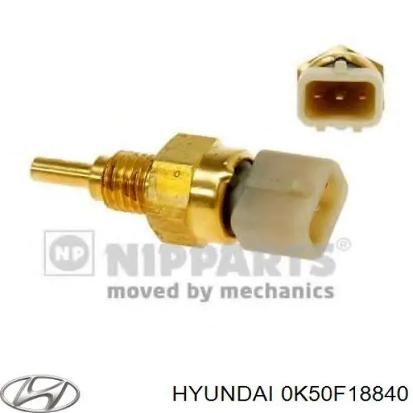 0K50F18840 Hyundai/Kia Sensor de temperatura do fluido de esfriamento