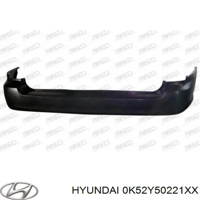 0K52Y50221XX Hyundai/Kia Pára-choque traseiro