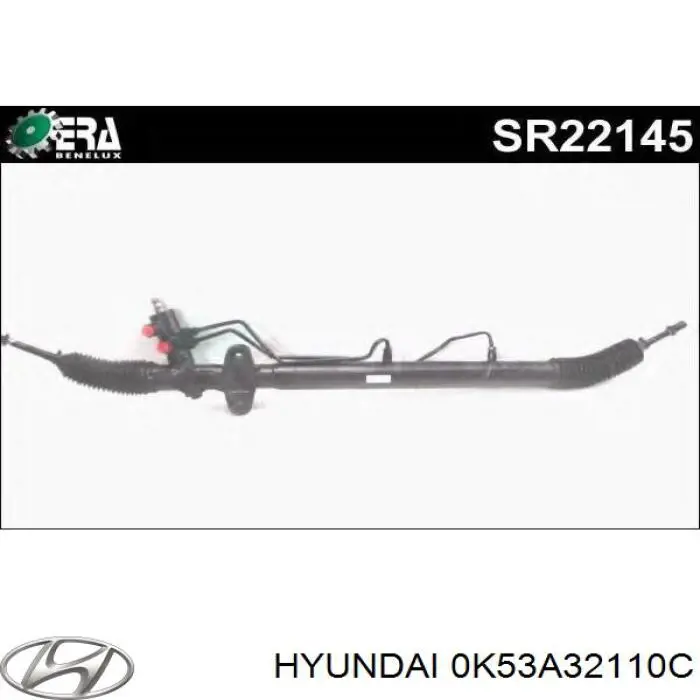 0K53A32110C Hyundai/Kia Cremalheira da direção