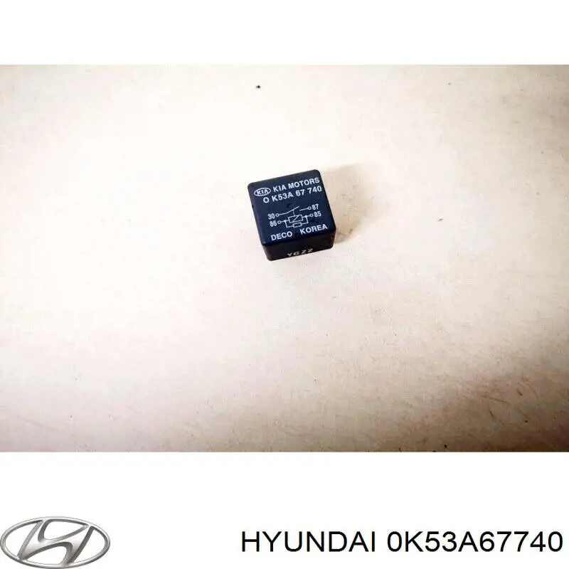 0K53A67740 Hyundai/Kia Relê de pisca-pisca