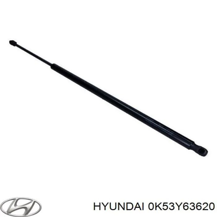 Compre 0K52Y63620 Hyundai/Kia Amortecedor de tampa de porta-malas (de 3ª/5ª porta traseira)