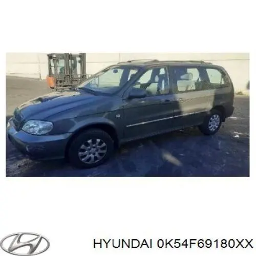 Espelho de retrovisão esquerdo KIA Carnival II GQ