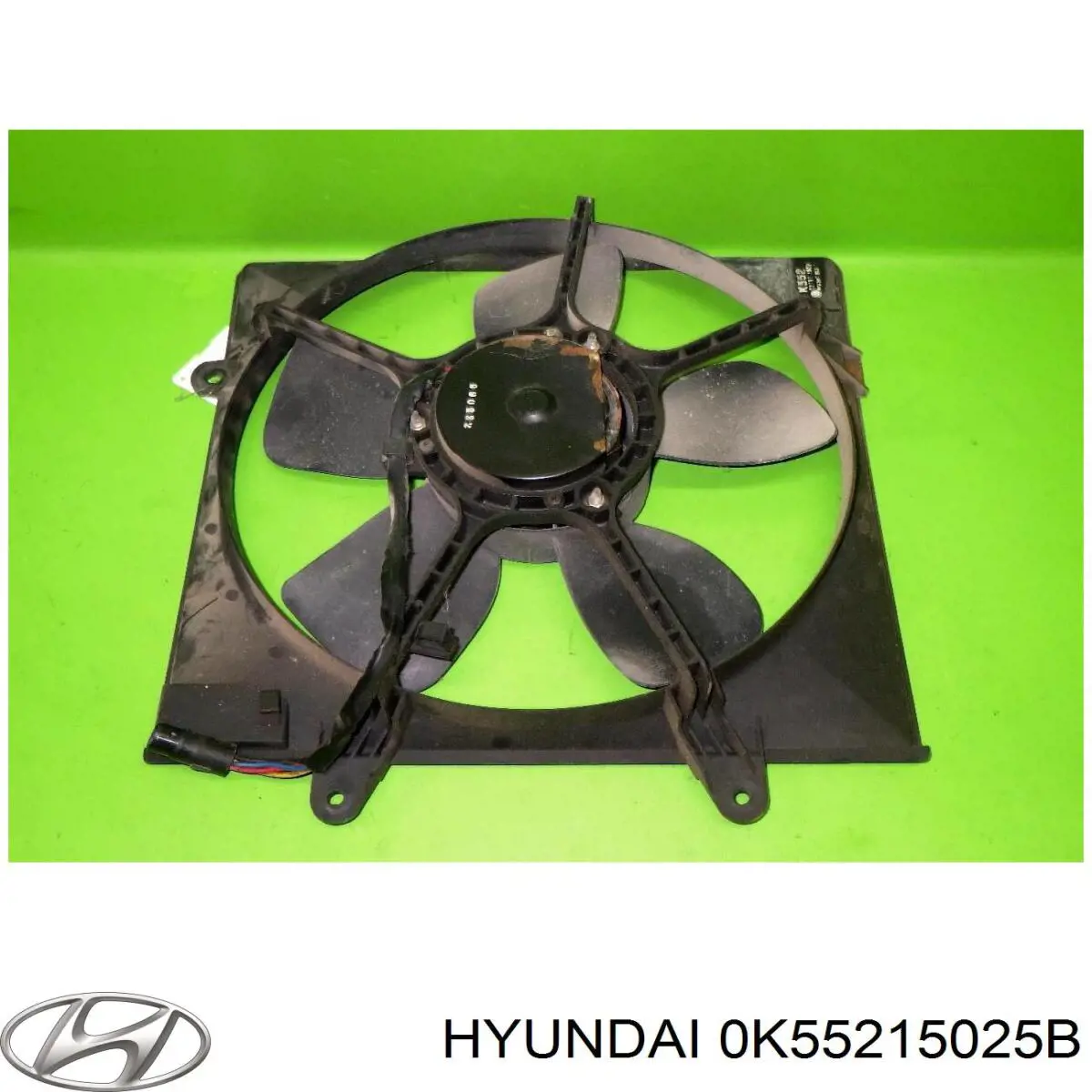Compre 0K55215025B Hyundai/Kia Difusor do radiador de esfriamento, montado com motor e roda de aletas