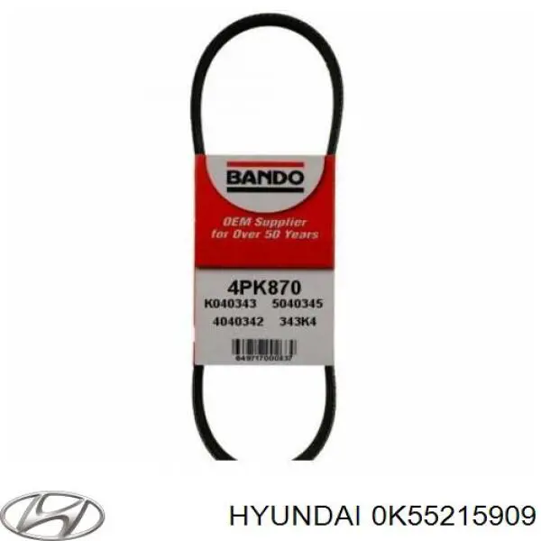 Compre 0K55215909 Hyundai/Kia Correia dos conjuntos de transmissão