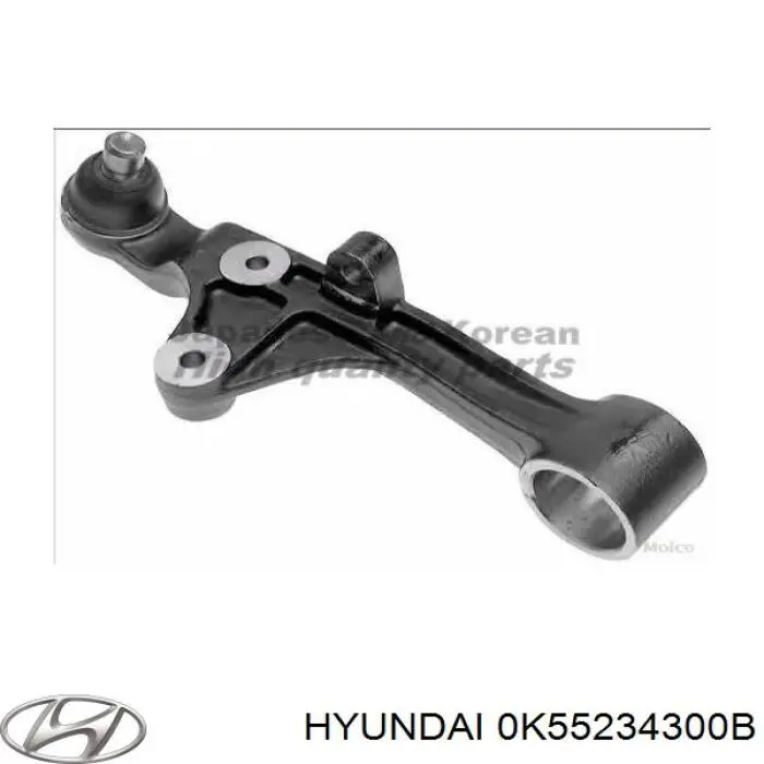 Compre 0K55234300B Hyundai/Kia Braço oscilante inferior direito de suspensão dianteira