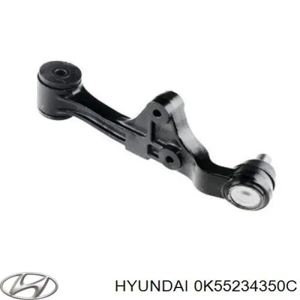 Compre 0K55234350C Hyundai/Kia Braço oscilante inferior esquerdo de suspensão dianteira