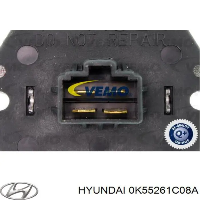 Resistor (resistência) de ventilador de forno (de aquecedor de salão) Hyundai/Kia 0K55261C08A preço, a partir de 45,97 USD