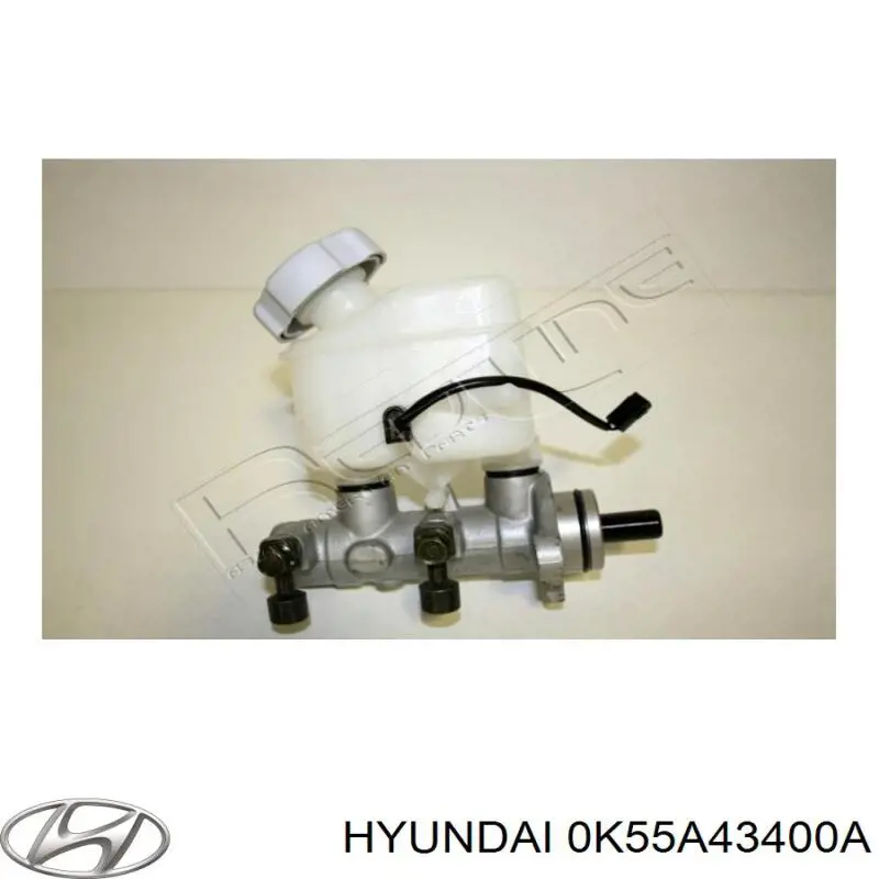 0K55A43400A Hyundai/Kia Cilindro mestre do freio