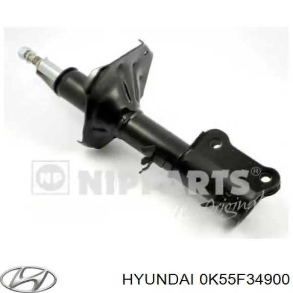 0K55F34900 Hyundai/Kia Amortecedor dianteiro esquerdo