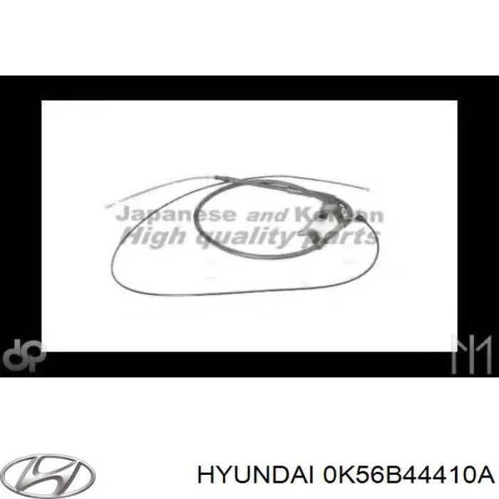 Compre 0K56B44410A Hyundai/Kia Cabo do freio de estacionamento traseiro direito