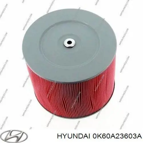 0K60A23603A Hyundai/Kia Filtro de ar