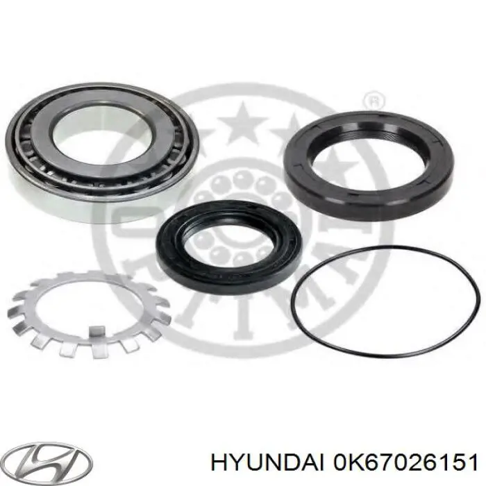 Rolamento de cubo traseiro Hyundai/Kia 0K67026151 preço, a partir de 33,22 USD