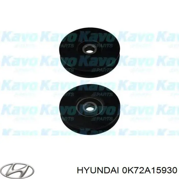 0K72A15930 Hyundai/Kia Rolo de reguladora de tensão da correia de transmissão