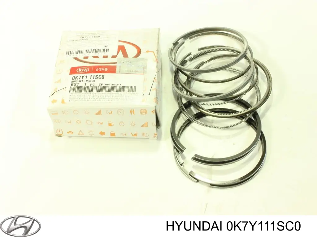 Kit de anéis de pistão de motor, STD. Hyundai/Kia 0K7Y111SC0 preço, a partir de 20,75 USD