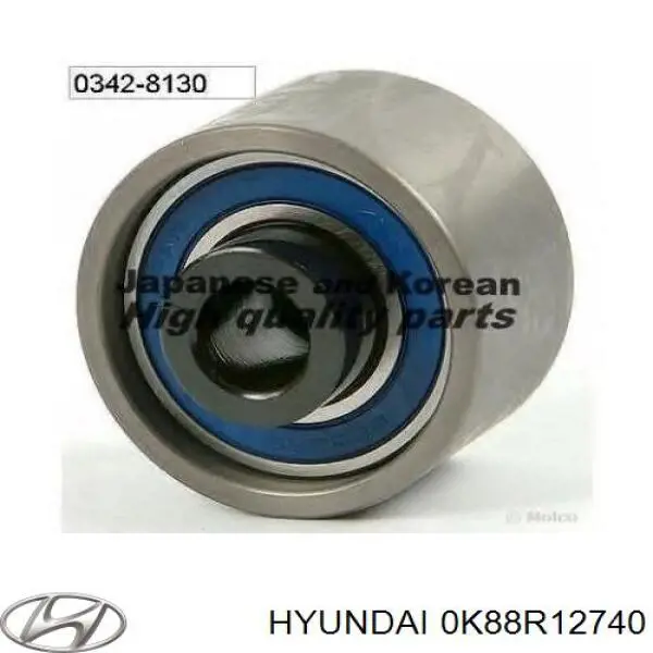 0K88R12740 Hyundai/Kia Rolo parasita da correia do mecanismo de distribuição de gás