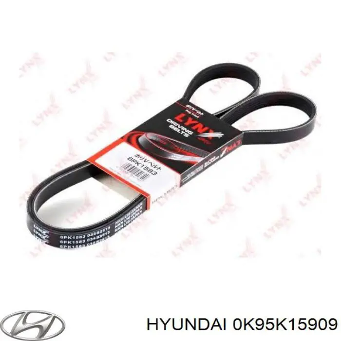 0K95K15909 Hyundai/Kia Correia dos conjuntos de transmissão
