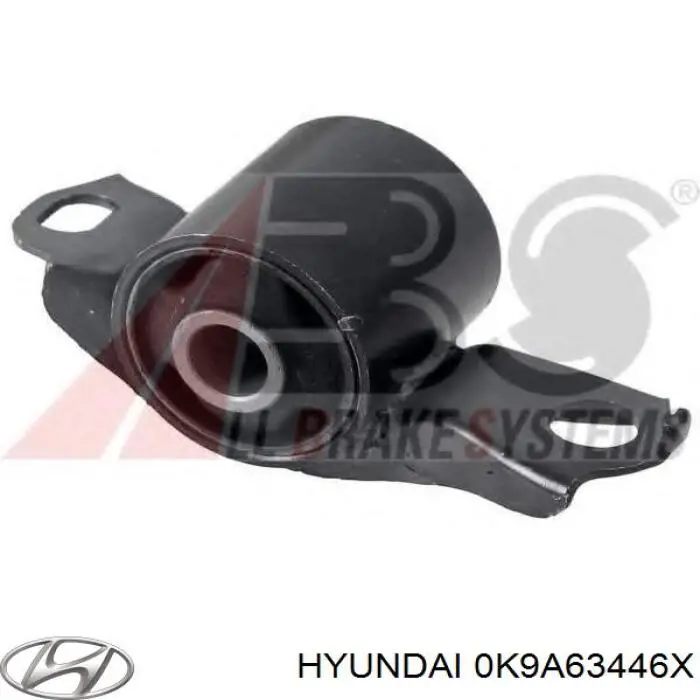 0K9A63446X Hyundai/Kia Bloco silencioso dianteiro do braço oscilante inferior