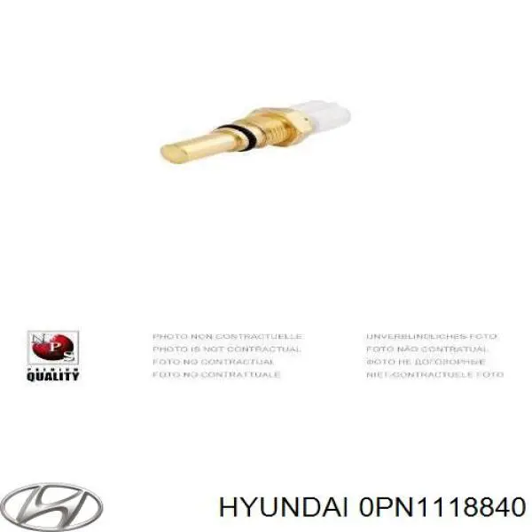 0PN1118840 Hyundai/Kia Sensor de temperatura do fluido de esfriamento