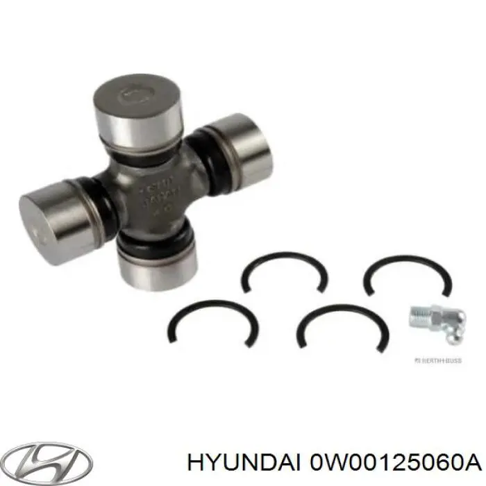 Compre 0W00125060A Hyundai/Kia Cruzeta da junta universal traseira