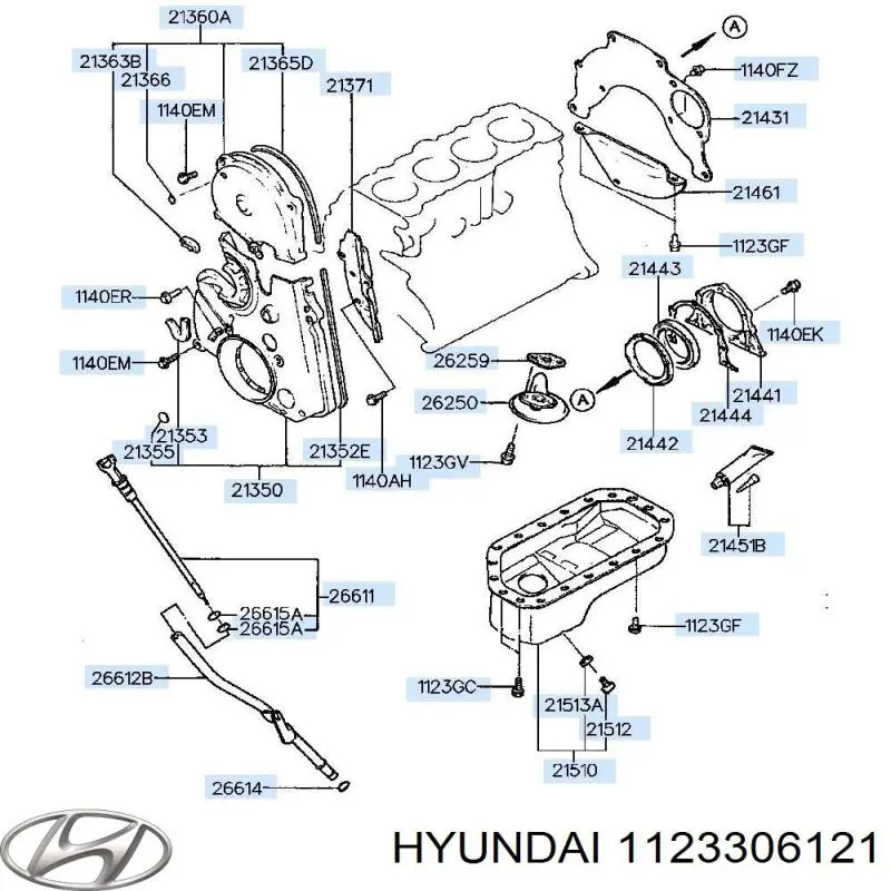  Hyundai/Kia 1123306121 preço, a partir de  USD
