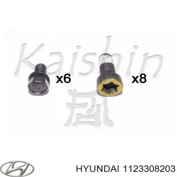 1123308203 Hyundai/Kia Parafuso de fixação de volante