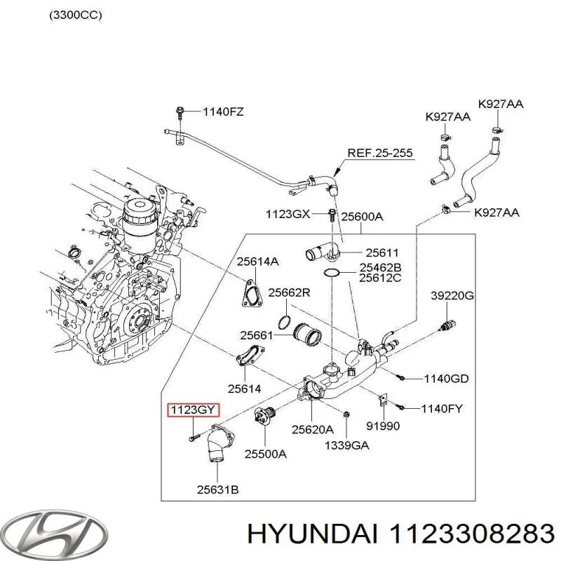  Hyundai/Kia 1123308283 preço, a partir de 1,49 USD