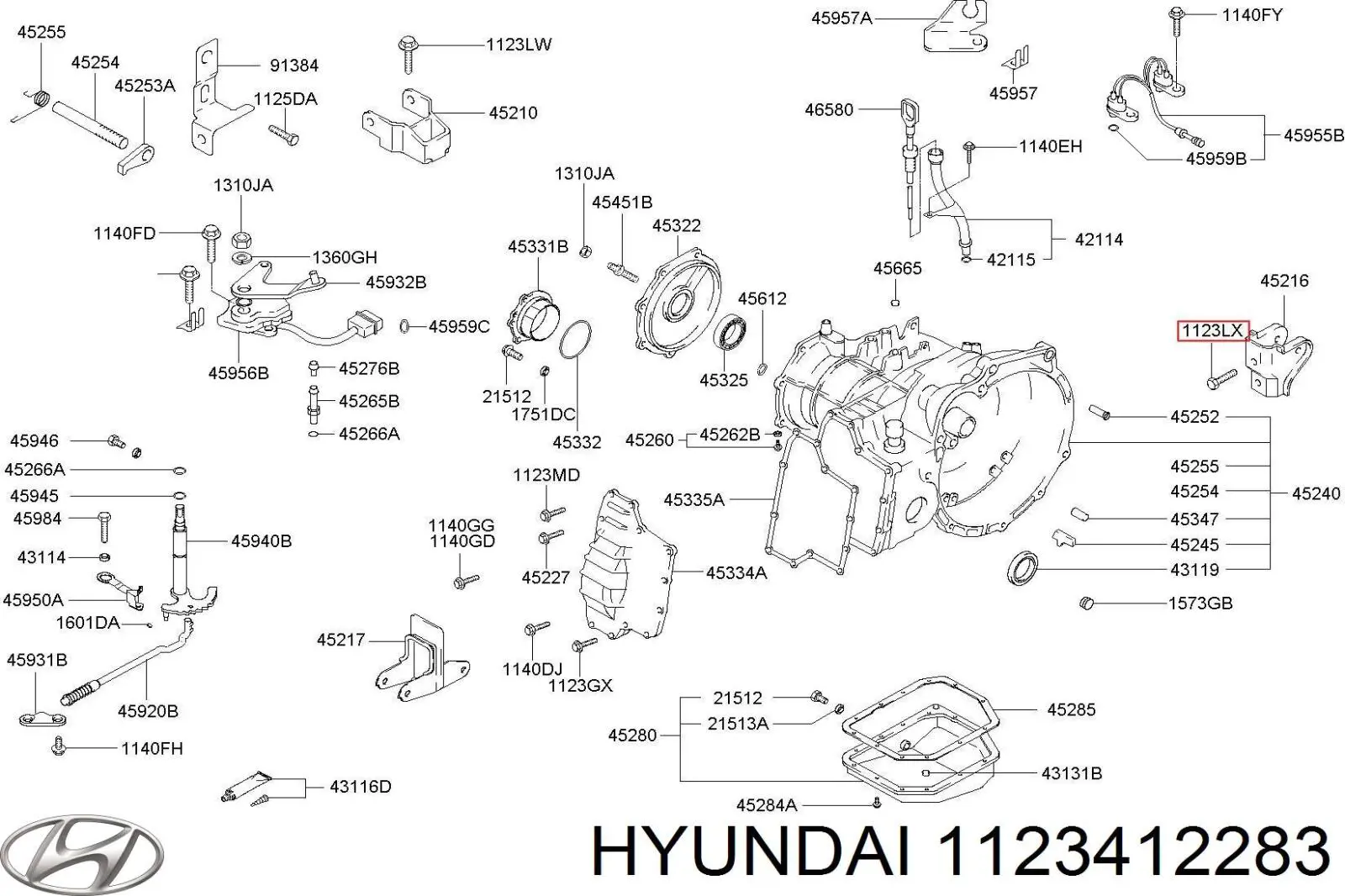  Hyundai/Kia 1123412306P preço, a partir de  