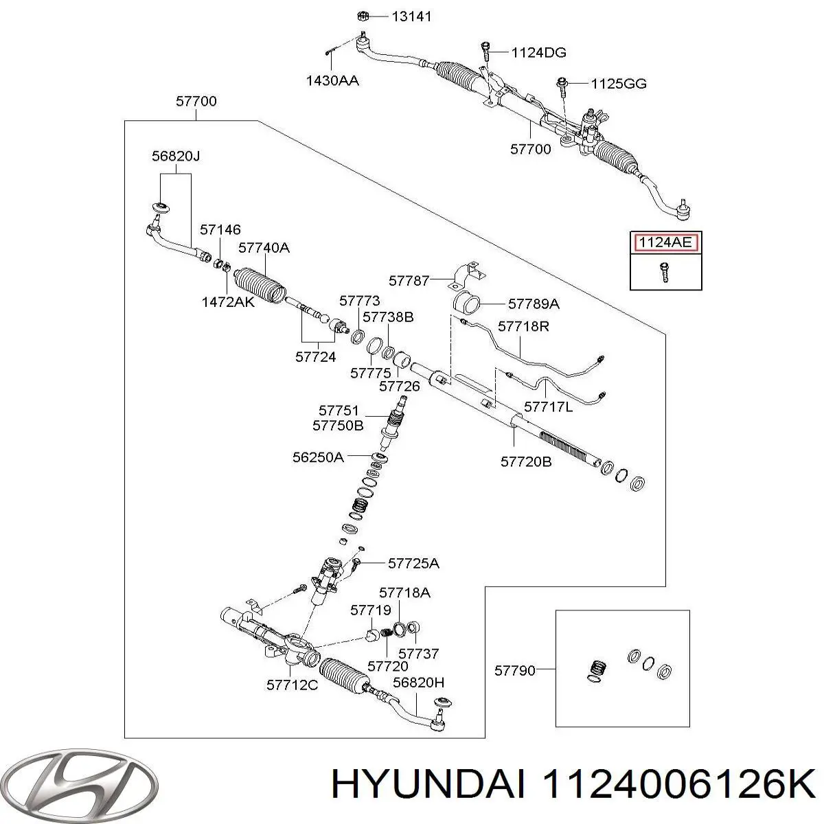  Hyundai/Kia 1124006126K preço, a partir de  