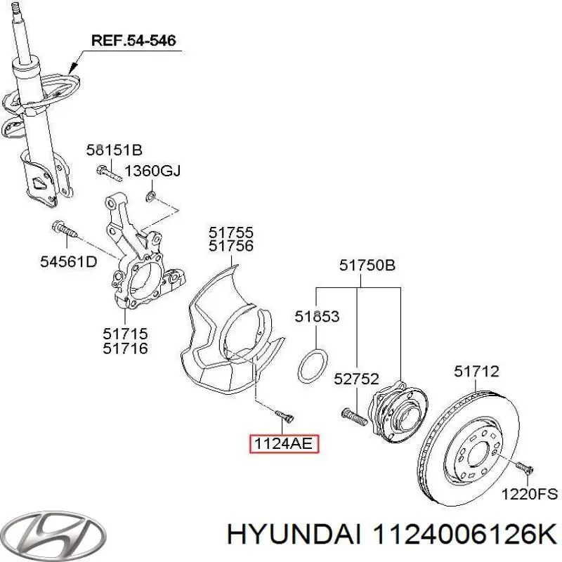1124006126K Hyundai/Kia 