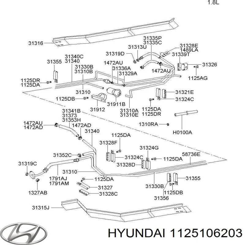  Hyundai/Kia 1125106203 preço, a partir de  