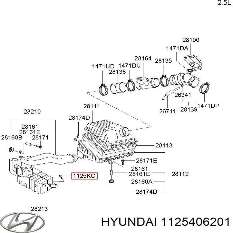 Parafuso (porca) de fixação Hyundai/Kia 1130006201 preço, a partir de 0,72 USD