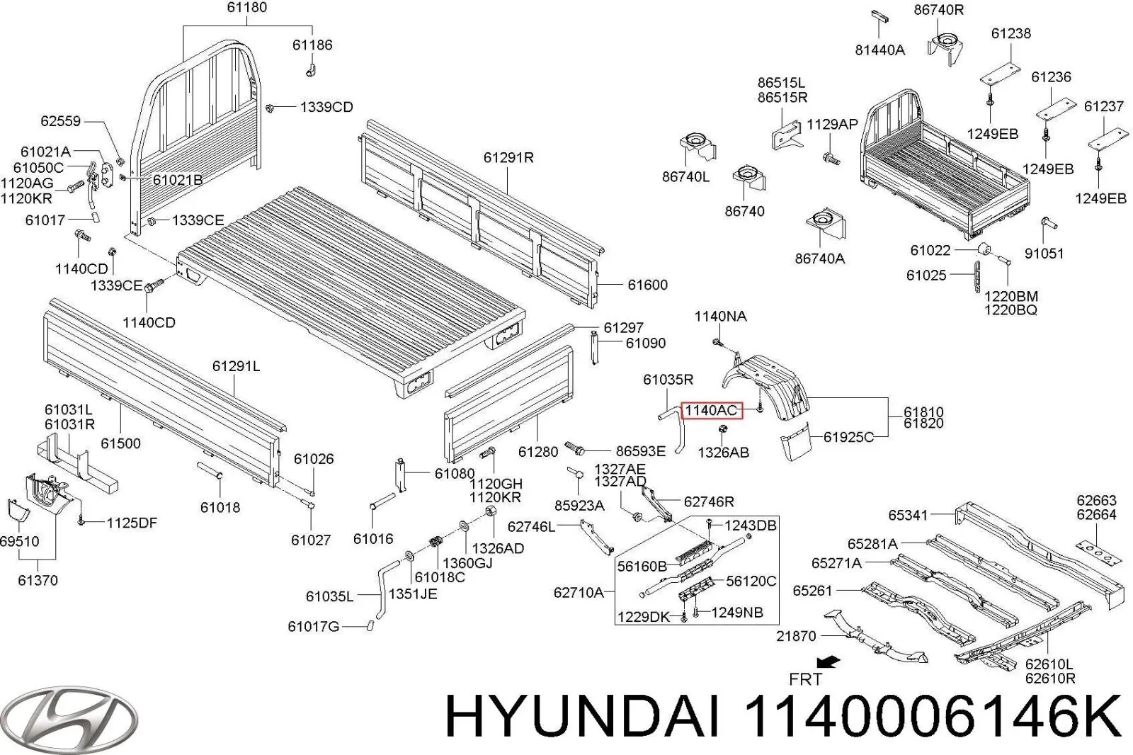  Hyundai/Kia 1140006146K preço, a partir de  