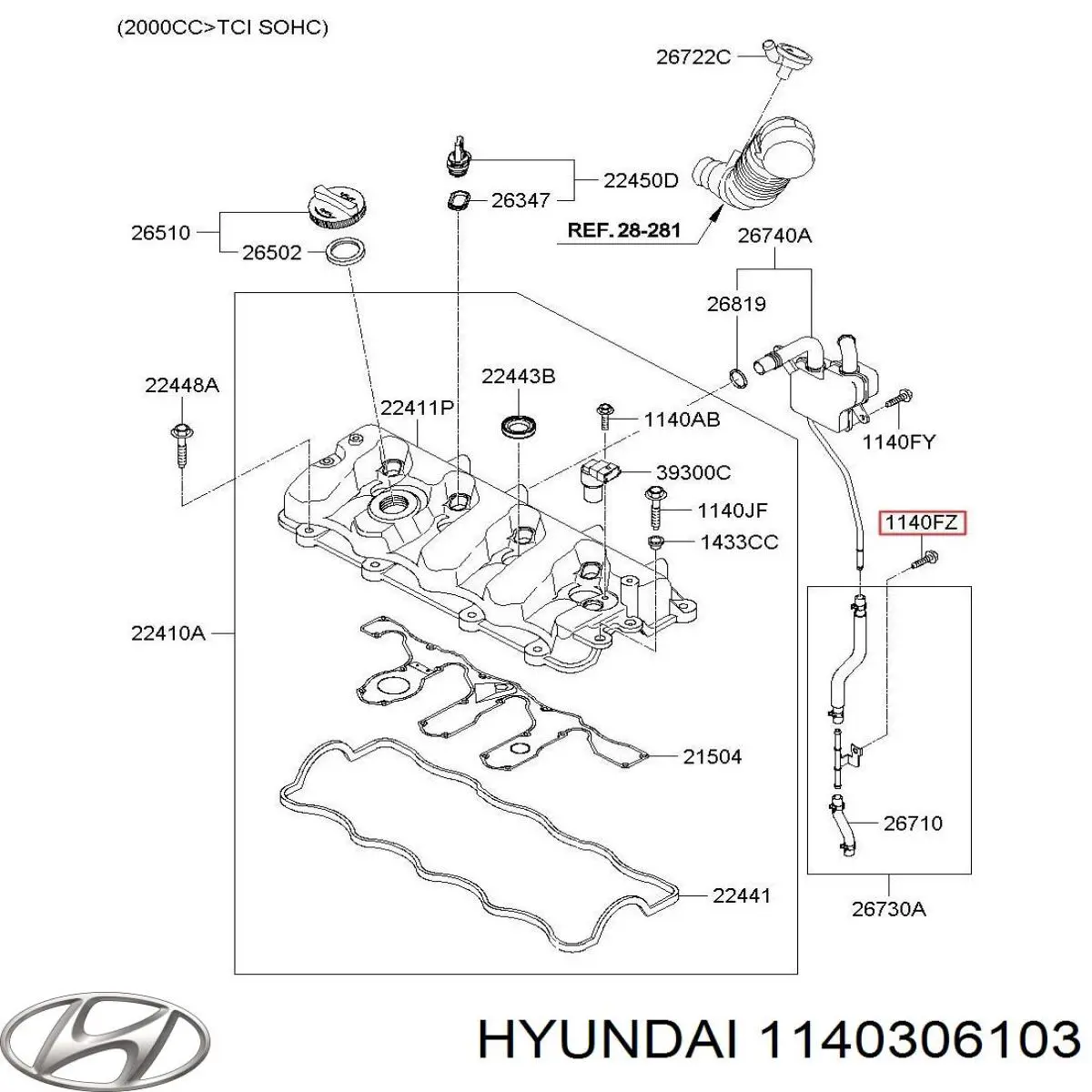 1140306103 Hyundai/Kia 