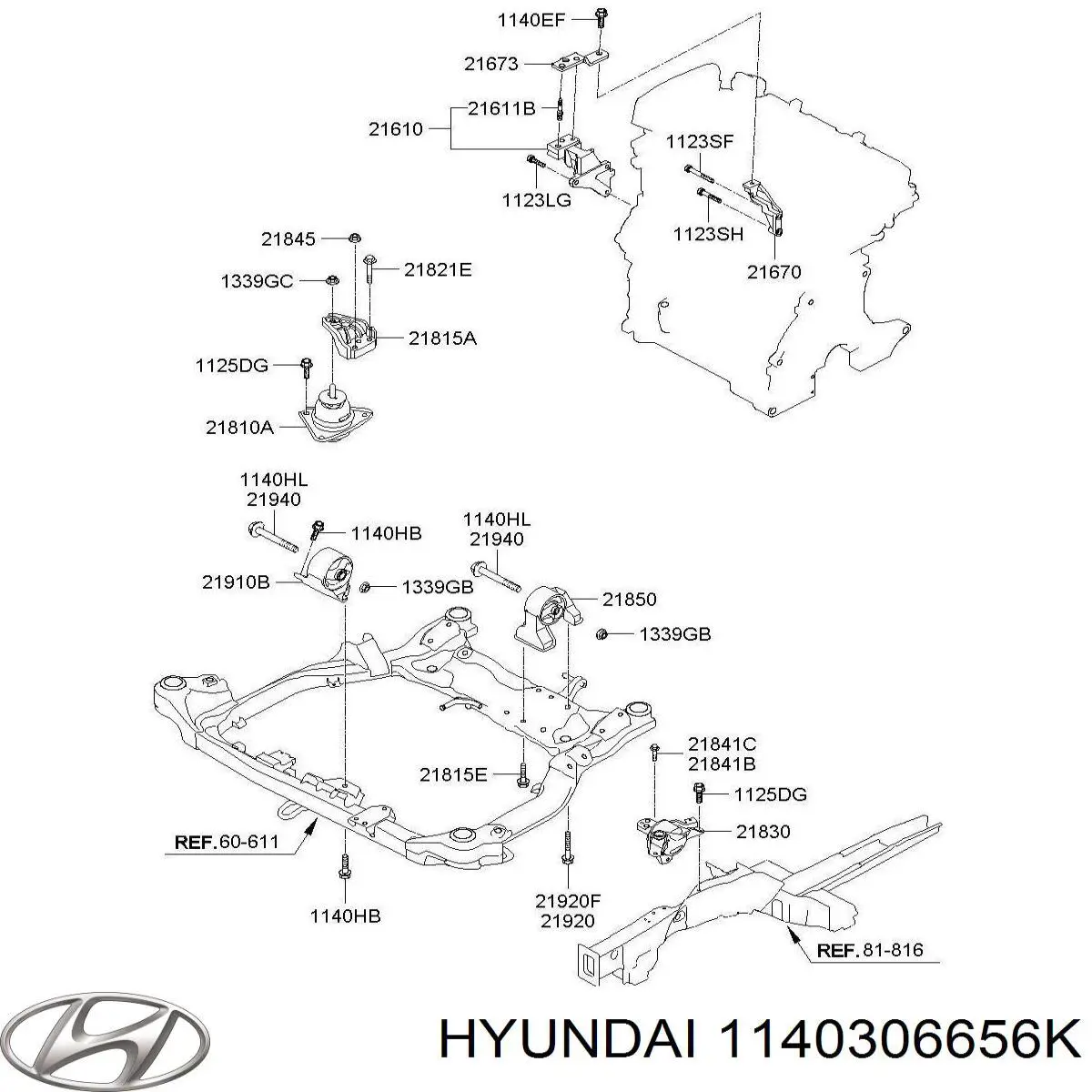  Hyundai/Kia 1140306656K preço, a partir de  