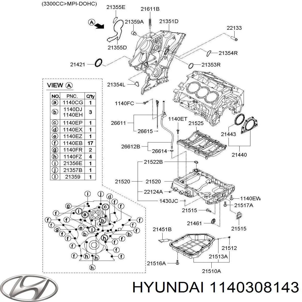 1140308143 Hyundai/Kia 