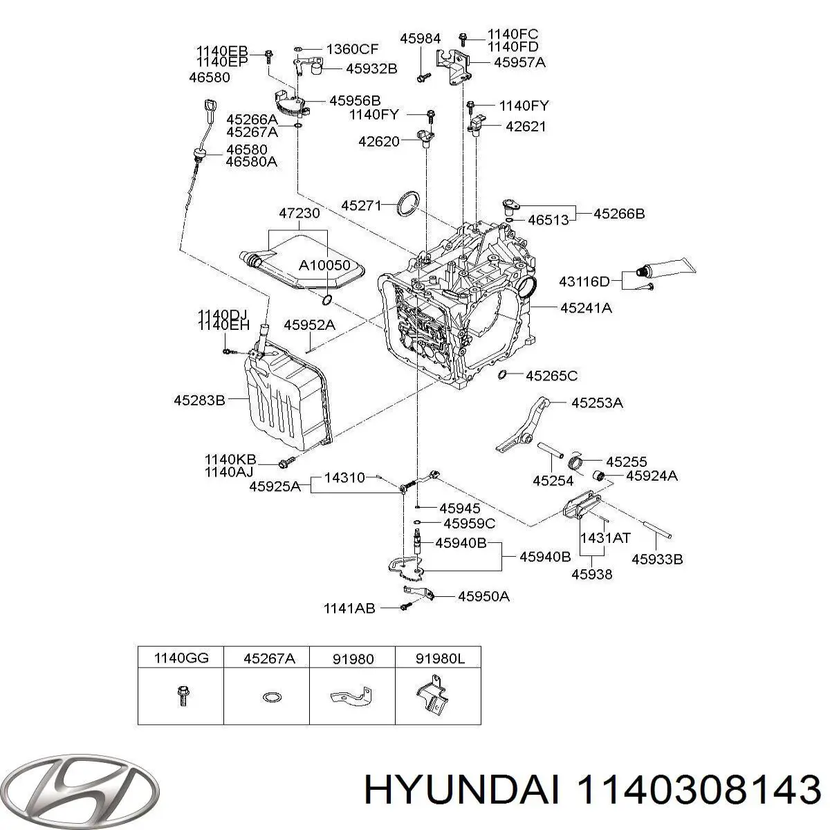  Hyundai/Kia 1140308143 preço, a partir de  