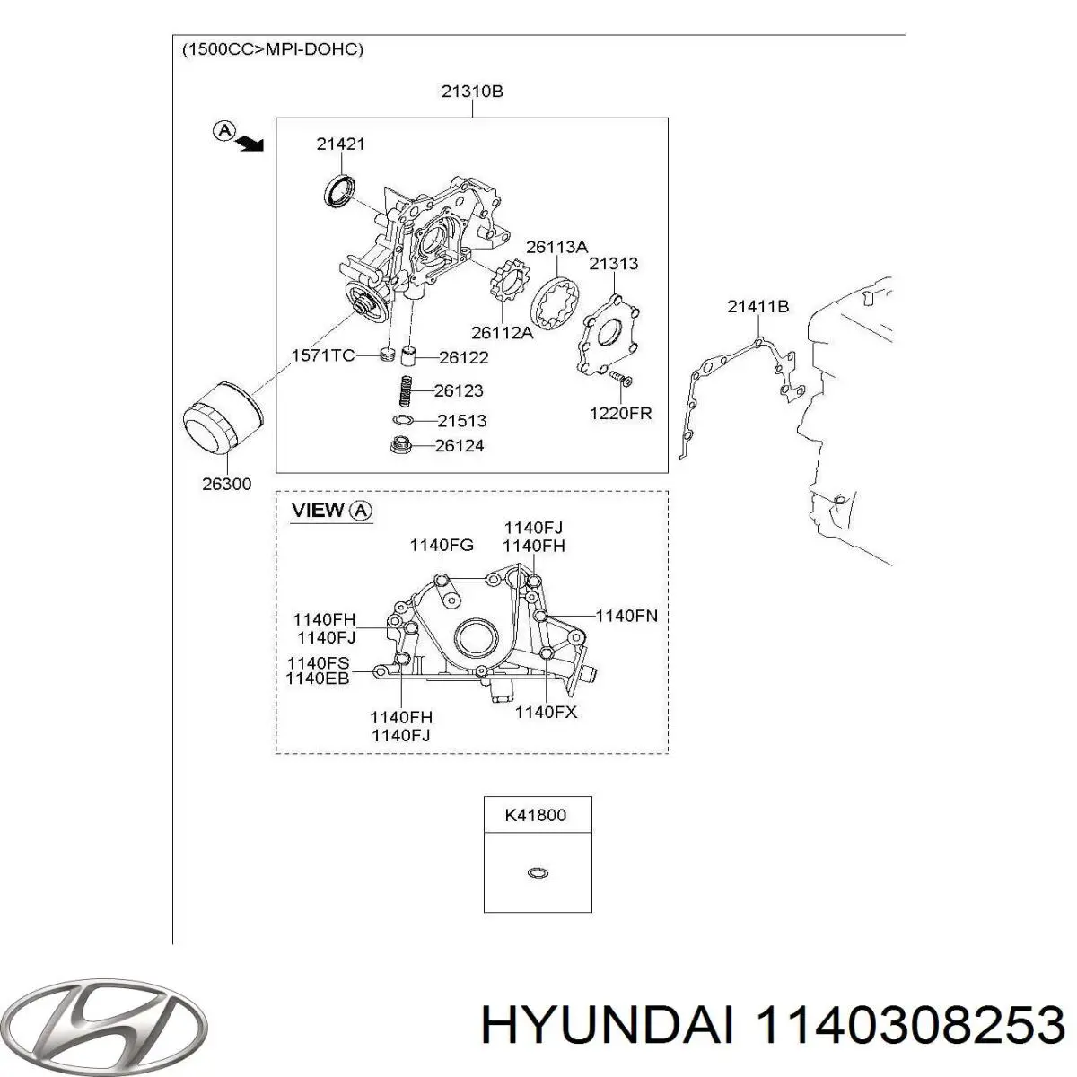  Hyundai/Kia 1140308253 preço, a partir de  
