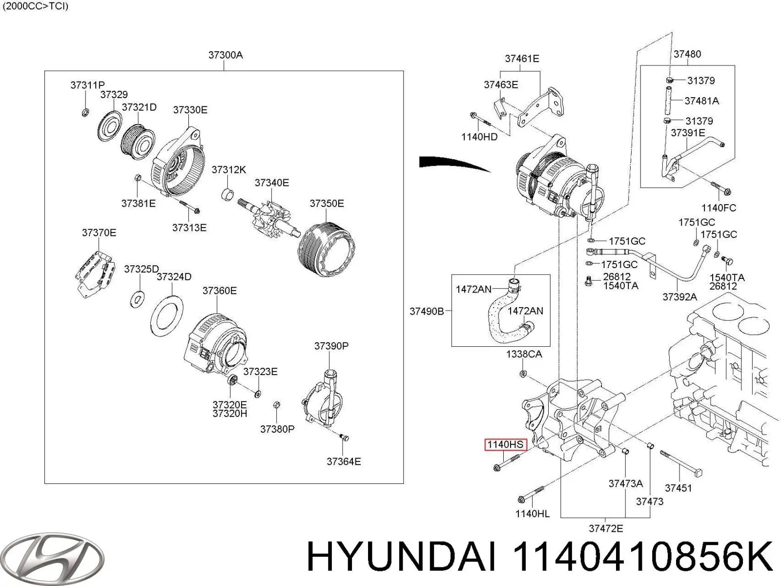 1140410856K Hyundai/Kia 