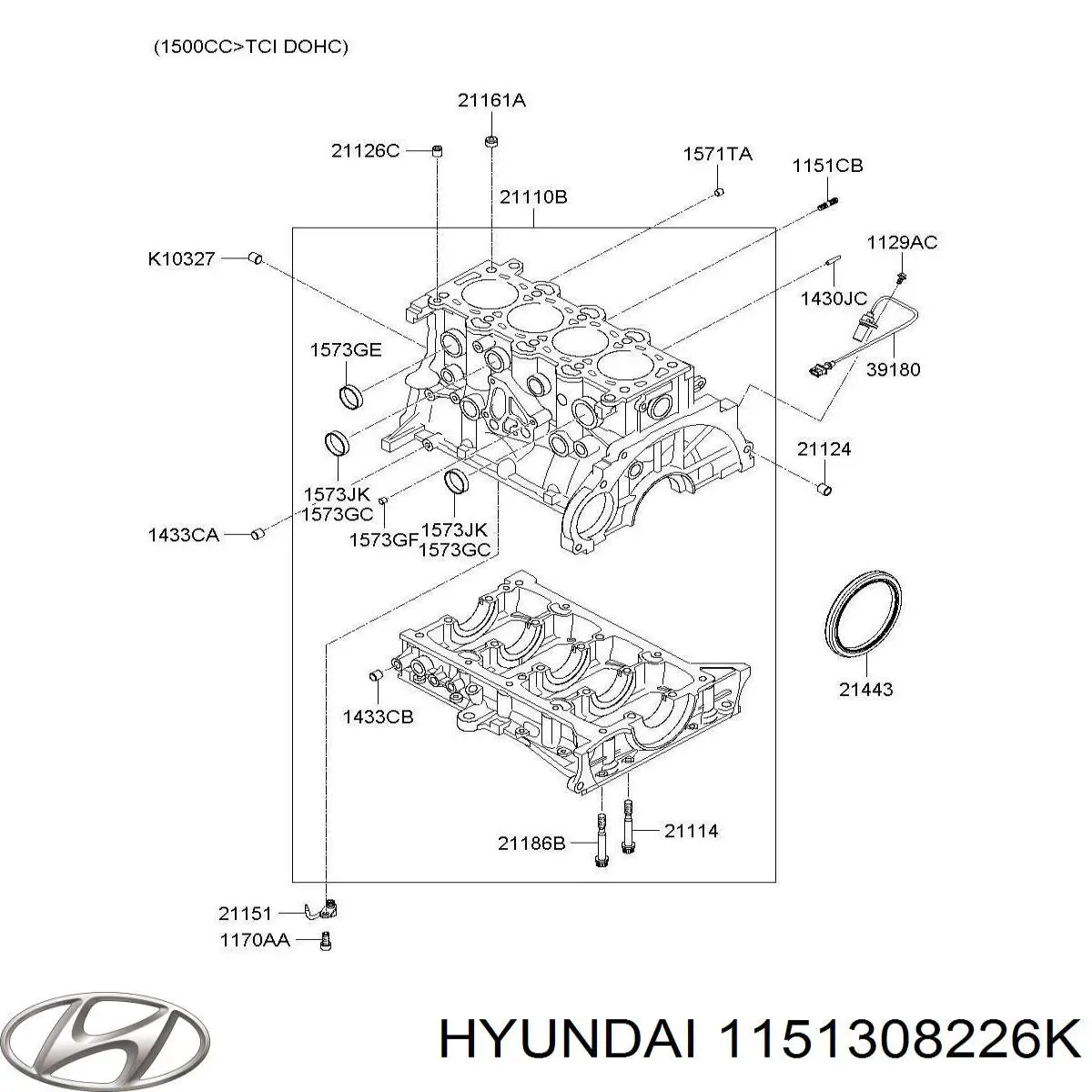  Hyundai/Kia 1151308226K preço, a partir de  