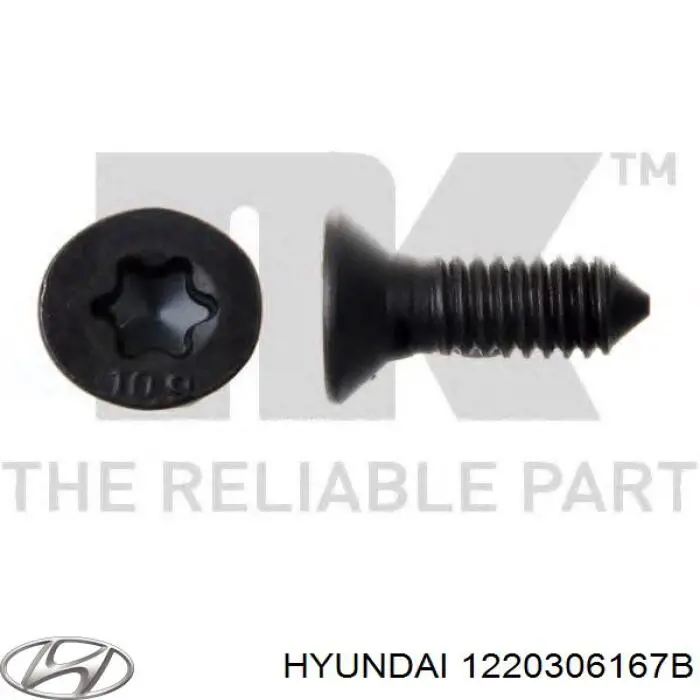 Parafuso (porca) de fixação Hyundai/Kia 1220306167B preço, a partir de 1,32 USD
