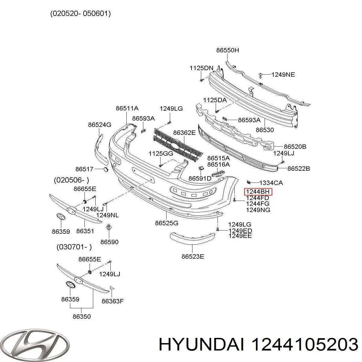 1244105203 Hyundai/Kia 