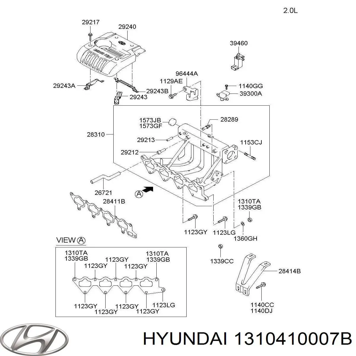 1310410003 Hyundai/Kia 