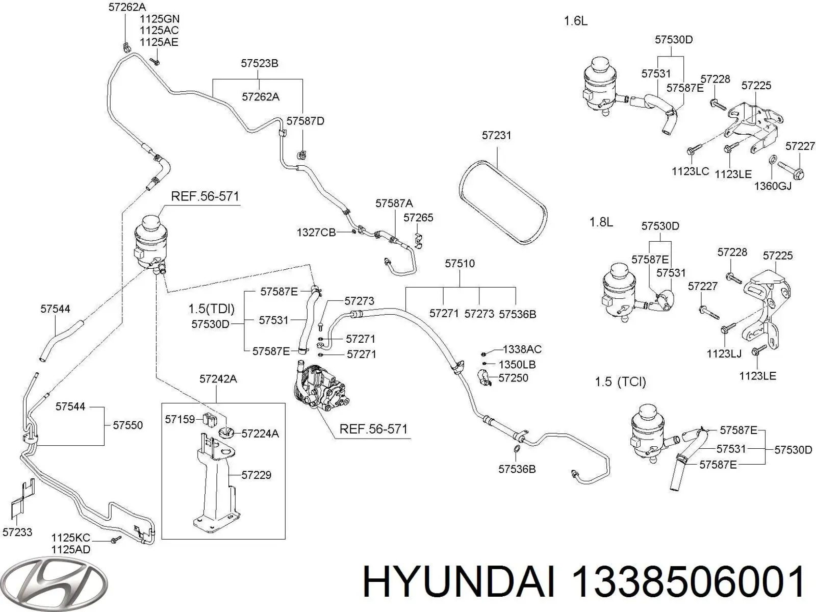  Hyundai/Kia 1338506001 preço, a partir de  