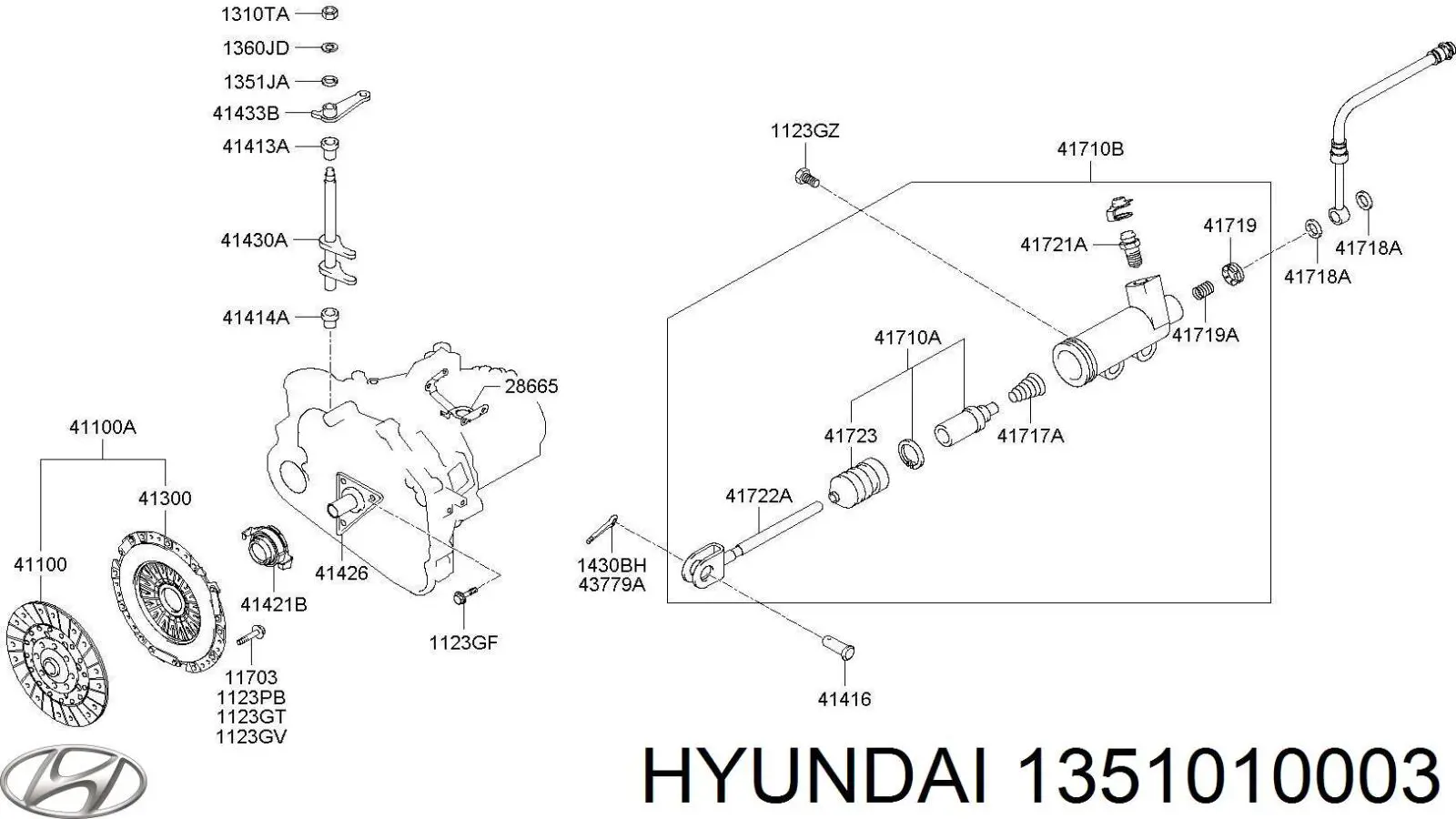  Hyundai/Kia 1351010003 preço, a partir de  