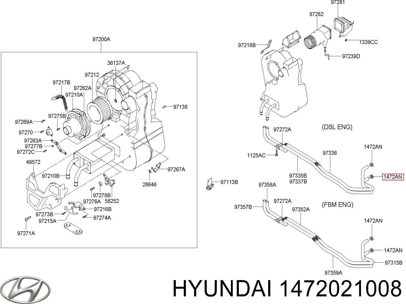  Hyundai/Kia 1472021008 preço, a partir de  